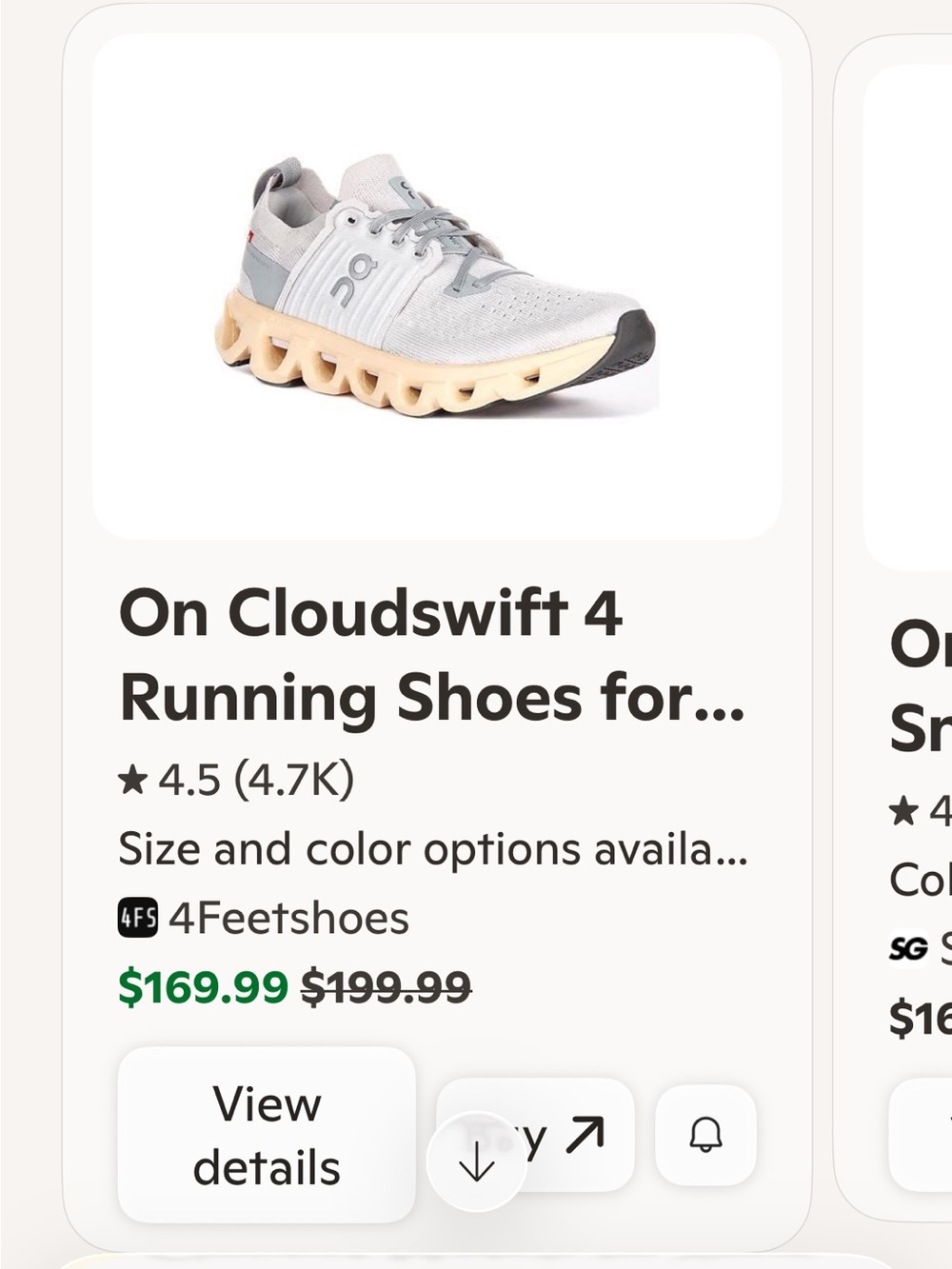 Cloud swift. Running Women's Athletic Shoes in Light Gray and Lavender Pink